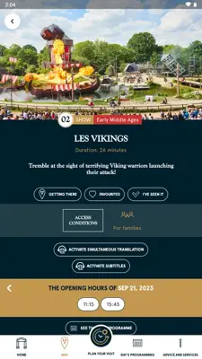 Puy du Fou FR android App screenshot 4